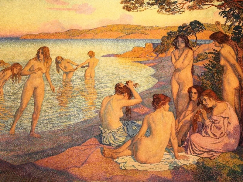 1862-Théo van Rysselberghe - L'ora ardente - Schlossmuseum Weimar